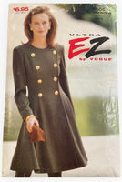 Vogue 8505 ultra ez by Vogue vintage 1990s dress sewing pattern. Bust 30.5, 31.5, 32.5 inches