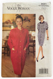Vogue 8591 vintage 1990s dress sewing pattern. Bust 36, 38, 40 inches
