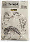 Butterick B4697 making history hats and bonnet sewing pattern
