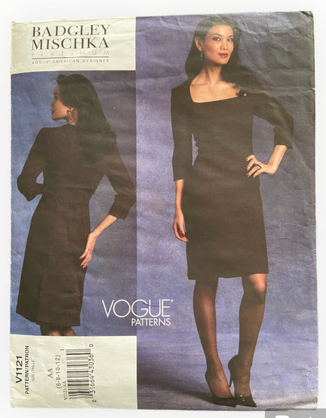 Vogue V1121 designer Badgley Mishka Vogue American Designer dress sewing pattern Bust 30.5 - 34 inches inches