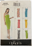 Vogue v8069 Easy Options dress sewing pattern from the 2000s Bust 30.5, 31.5, 32.5 inches