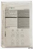 Vogue v8296 2000s skirt sewing pattern. Waist 28, 30, 32, 34 inches