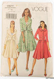 Vogue v8211 coat sewing pattern from the 2000s. Bust 34, 36, 38 inches
