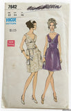 Vogue 7642 vintage 1960s evening dress pattern Bust 34 inches