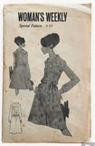 Woman's weekly special pattern B 337. Vintage early 1970s dress sewing pattern. Bust 34 inches