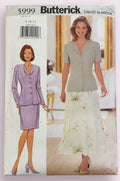 Butterick 5999 vintage David Warren 1990s jacket and skirt sewing pattern Bust 31.5, 32.5, 34 inches