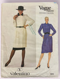 Vogue Designer Original Valentino 1012 vintage 1980s dress sewing pattern Bust 36 inches