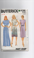 Butterick 3790 vintage 1970s  dress pattern