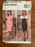 Butterick 6477 vintage 1990s Jessica Howard dress, top and skirt sewing pattern