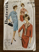 Butterick 2178 vintage 1960s suit co-ordinates sewing pattern