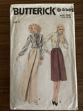 Butterick 3322 vintage 1980s skirt sewing pattern