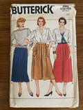Butterick 6960 vintage 1980s skirt sewing pattern
