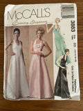 McCall's 3883 vintage 2002 evening elegance evening dress sewing pattern