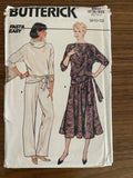 Butterick 6947 Vintage 1980s pants, skirt and top sewing pattern