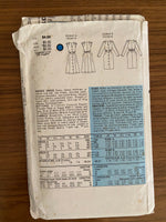 Vogue 9311 vintage 1980s dress sewing pattern Bust 31 1/2, 32 1/2, 34 inches