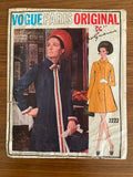 Vogue 2222. Vogue Paris original. Molyneux coatdress pattern. Bust 36 inches
