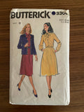 Butterick 3303 Vintage 1980s dress and jacket pattern
