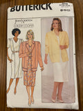 Butterick 3970 vintage 1980s Jean Nidetch for Claudia Cooper dress and jacket sewing pattern