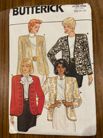 Butterick 4479 vintage 1980s jacket sewing pattern