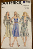 Butterick 3132 vintage 1980s skirt, jacket and camisole top sewing pattern. Bust 34