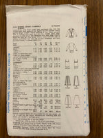 Butterick 3132 vintage 1980s skirt, jacket and camisole top sewing pattern