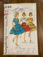 Simplicity 5545 vintage 1960s dress,  blouse and skirt sewing pattern