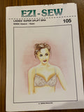 Ezi-sew 105 vintage ladies super uplift bra pattern sewing pattern