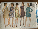 Simplicity 7913 vintage 1960s maternity dress sewing pattern