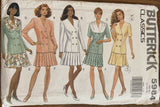 Butterick 5984 vintage 1990s top and skirt sewing pattern