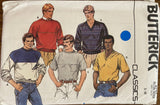 Butterick 6797 vintage 1980s men's tops sewing pattern