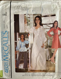 McCall's 4631 vintage marlo's corner 1970s dress, top and pants pattern