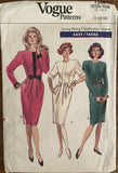 Vogue 7556 vintage 1980s dress pattern Bust 34, 36, 38 inches