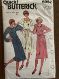 Butterick 6052 vintage 1980s dress pattern - wounded