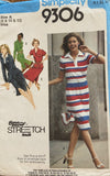 Simplicity 9306 Vintage 1980s dress or skirt and top sewing pattern