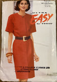Vogue 8310 vintage ultra easy 1980s dress pattern Bust 36, 38, 40 inches