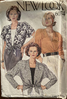 New Look 6074 Vintage 1980s top pattern