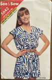 Butterick 5643 vintage 1980s jumpsuit sewing pattern