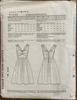 Vogue 2455 designer Tracy Reese Vogue American Designer dress sewing pattern Bust 30 1/2, 31 1/2, 32 1/2, 34 inches