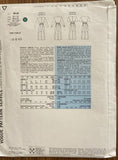 Vogue 1821 vintage 1980s Vogue American Designer Ralph Lauren shirt dress sewing pattern. Bust 30 1/2, 31 1/2 32 1/2 inches
