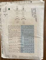Vogue 1390 vintage 1980s Vogue American Designer Albert Nipon dress sewing pattern Bust 32 1/2 inches.