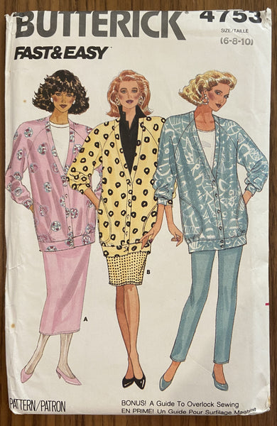 Butterick Pattern 6030 Misses Business Attire Jacket Top Skirt  Etsy  Pants  pattern Butterick pattern Pants sewing pattern