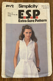 Simplicity 8972 vintage 1970s  dress sewing pattern
