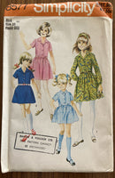 Simplicity 8577 vintage 1970s child's dress pattern