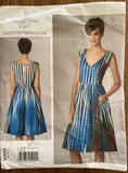 Vogue V1433 Tracy Reese dress pattern from 2015 Bust 30 1/2, 31 1/2, 32 1/2, 34, 36 inches
