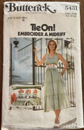 Butterick 5431 vintage 1970s dress pattern