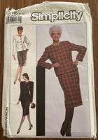Simplicity 9415 vintage 1980s suit pattern