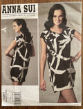 Vogue American Designer v1217 Anna Sui dress sewing pattern Bust 30 1/2 to 34 inches