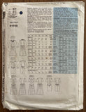 Vogue 1898 vintage 1980s dress sewing pattern Bust 31 1/2, 32 1/2, 34 inches