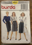 Burda 4898 vintage 1990s skirt sewing pattern