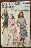Butterick 5933 Ronnie Heller vintage 1980s skirt and top sewing pattern